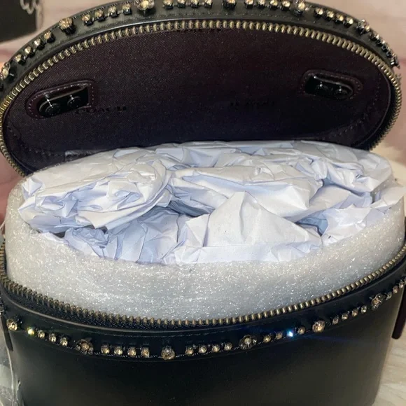 Coach Crystal Selena Gomez Trial Bag/Keychain “NOT PERFECT ALWAYS ME” 2pc Set - Picture 6 of 11